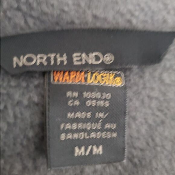 North End Black & Gray Color Block Soft Shell Jacket Size Medium - Picture 13 of 13